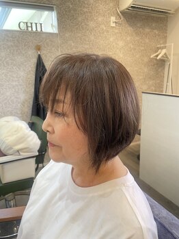 チィ(Chii)の写真/ライフワークに合わせ髪色を提案します毛質に合わせたカラー剤と調合で綺麗に染める子供同伴オッケー◎