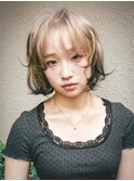 《benji》デザインローライト ホワイトベージュ