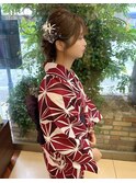 浴衣アレンジヘア／夏イベント／和光市