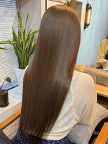 マスカリ(muscali)&nbsp;星華,縮毛矯正,ストレートパーマ,ミルクブラウン