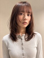 フィルムス 銀座(FILMS)&nbsp;ダークパープル/くびれミディ/顔周りレイヤー/レイヤーカット
