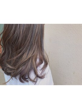 ラグジー(Luxy HAIR RESORT) gray purple MIX color【奈良市新大宮】