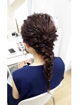 ヘアセット専門店 ナゴミ 渋谷店(nagomi)&nbsp;編みおろしヘア