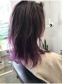 【NAiVE hair】グラデーションパープル