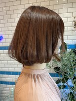 シー バイ ロンド 新宿(Sea by Lond)&nbsp;すっきりボブの韓国ボブ♪ピンクベージュカラー