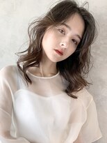 アイティー バイ アルバム 浦和店(IT by ALBUM) ミディアムウェーブ_ココアブラウンフリンジウェーブ_77224