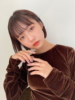 リト 自由が丘(Lit.)&nbsp;【Lit.】首がキレイに見える切りっぱなしボブ【担当YUKINA】