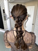 フェリーチェ(Felice)&nbsp;ツイン 編みおろしツイン 編みおろし イベントヘア 参列ヘア