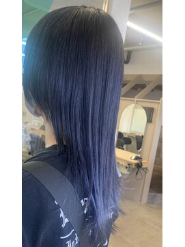 エイトオロク 那覇小禄店(EIGHT oroku) 暗めグラデーションバイオレットカラー