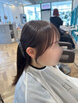 フィッティ 横須賀中央店(fiti) 結んでも下ろしても可愛い顔まわり