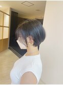 トレンドショート/大人カッコいいショート/センターパート