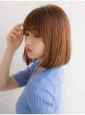 ナチュラル縮毛矯正×ボブ