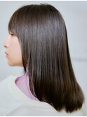 ［Inity］高濃度水素カラー×セミディ[髪質改善/心斎橋]