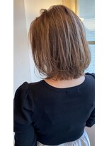 ヘアーエポック(hair epoque)&nbsp;くびれヘアイメチェンハイライトカット小顔似合わせカット前髪
