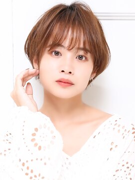 クラッチ 難波(CLUTCH) 大人可愛い小顔美髪ツヤ髪大人ショートボブレイヤーカットA8