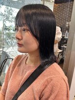 ヘアーアンドメイク ビス(HAIR&MAKE bis) 就活にも使える!艶髪ブルーブラック【立川/沙久楽】