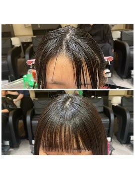 ゼスト フィーノ(ZEST fino) 【平林鼓】前髪クロスパーマと前髪縮毛矯正で間違いなし前髪に!