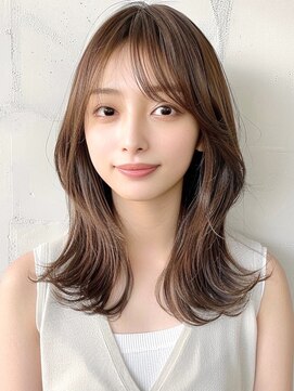 ブロウ ネックス ザ サロン 表参道(VLOW nex the salon) 【hit style＃5】愛されミディアムレイヤー vlow 表参道 韓国