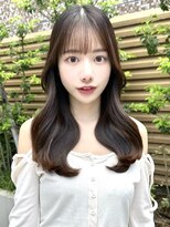 ミラリー トウキョウ(Mirareee Tokyo)&nbsp;20代30代40代◎前髪パーマグレーベージュレイヤーロング黒髪