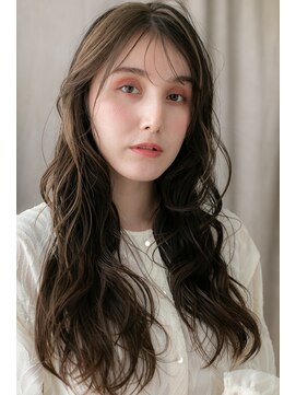 カバーヘア ブリス 志木南口駅前店(COVER HAIR bliss) ミストバング細めハイライト大人可愛い韓国風巻きY志木20代30代