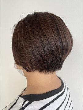 グルック ヘア デザイン(Gluck hair design) 【Gluck hair design】グラボブ×ブラウンカラー