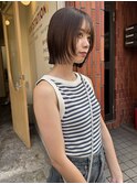 〈浅草 半個室〉ぱつっとボブ×顔周りレイヤー