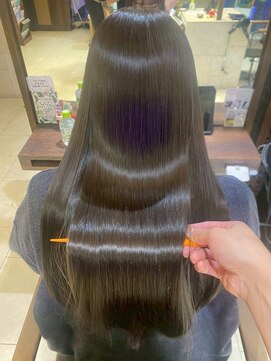 ヘアリゾート粋 ティガ 池袋店(tiga) 美髪/ストレートロング/艶髪/ナチュラルブラウン