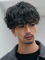 フィフス 原宿(fifth)&nbsp;原宿緩めツイストスパイラルパーマメンズカットラウンドマッシュ