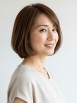 フープ 川越(hoop)&nbsp;川越/ショート/ボブ/ハイライト/白髪ぼかし/白髪染め