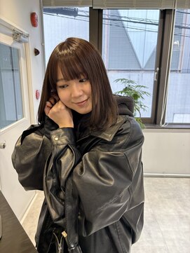 ローレンジウ(LOREN JU) ハッシュカット/小顔/ココアベージュ/オリーブグレー/名駅名古屋