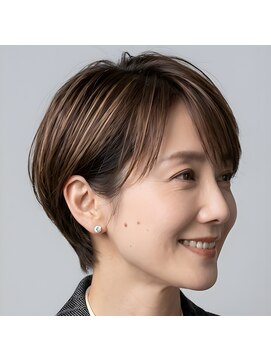 アームスヘアー 狭山ヶ丘店(arm's hair) 【狭山ヶ丘】5歳若見え。品格と艶を纏う大人世代のショート