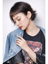 マニコ(manico)&nbsp;アシンメトリーショートバングボブ