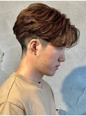 MEN’S/リバースセンターパート/ニュアンスパーマ/新宿