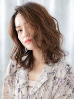 ドクターズ サロン ラブ(Dr's Salon LAB)&nbsp;ラフウェーブオレンジベージュ小顔ミディアムu古河20代30代40代