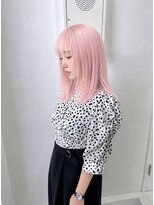 ミュー(Mu)&nbsp;ピンク　ブリーチ　ハイトーン