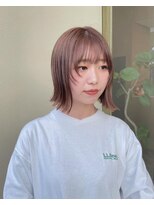 ラヴィズム 小新店(LUVISM)&nbsp;ブリーチなし/おくれ毛/ベージュ/ダブルカラー/西区/小新