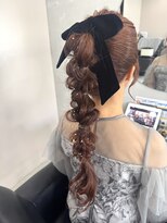 シー ヘアーワークショップ(See HAIR WORK SHOP)&nbsp;編みおろしヘア