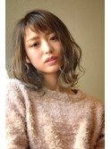 【GiseL】 外ハネ×シフォンウェーブ