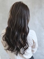 ムウ 難波(MOU)&nbsp;ハッシュカットフルバング似合わせカットレッドブラウン20代30代