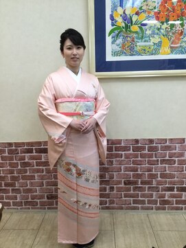 美容室 シャルドン 編込みアップ