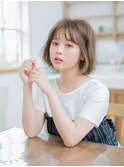 シースルーボブ