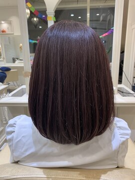 エイミーバイアフロートザガーデン 浦和店(amie by afloat the garden) パープルカラーで暗めの甘さ控えめ大人かわいい