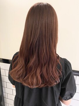 ビーハイブアヴェダ PARCO2店(BEHIVE AVEDA) 【ＢＥＨＩＶＥ及川】ロング×ラベンダーピンク