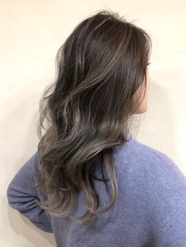 トレヘアー(tRe hair) エアタッチ バレイヤージュ　ラベージュ