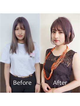 アイル(I'll) [Hair Make I`ll 奈良]ビフォーアフター