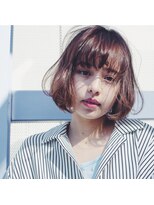 ミット バイ ツリー 吉祥寺(mit by tree)&nbsp;ふんわりニュアンスカールアースカラーネビージュボブ