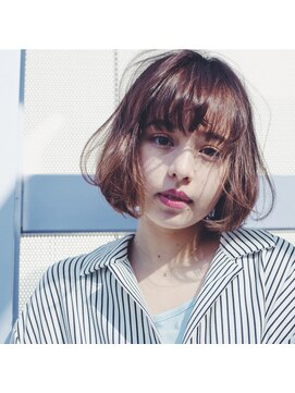 ミット バイ ツリー 吉祥寺(mit by tree) ふんわりニュアンスカールアースカラーネビージュボブ