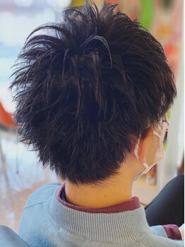 ヘアヌーダの写真/【メンズ特化スタリスト在籍★】カット＋眉カット￥3580はサラリーマン/学生に大好評◎松下担当