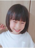 乾かすだけの簡単、kidsボブ
