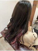 インナーカラーペールピンク